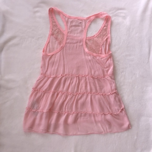 Ruffled Razorback Babydoll Top - Picture 4 of 4
